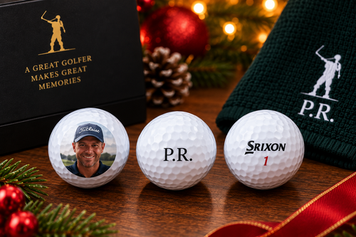 Personalised Christmas Golf Gift Set – Including Balls, Towel, Divot repair tool